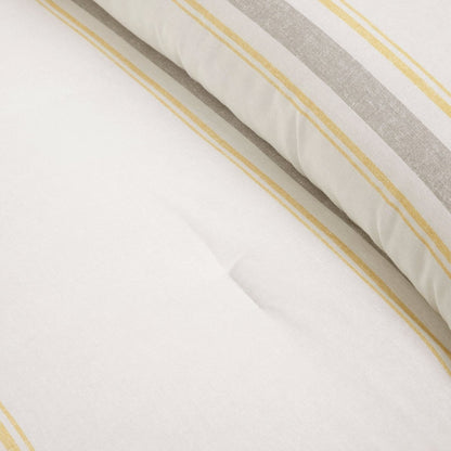 Farmhouse Stripe Reversible Comforter Set - Quahog Bay Bedding