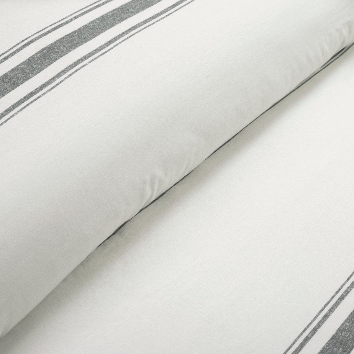Farmhouse Stripe Reversible Comforter Set - Quahog Bay Bedding