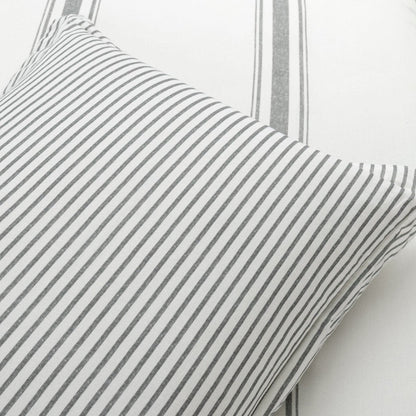 Farmhouse Stripe Reversible Comforter Set - Quahog Bay Bedding