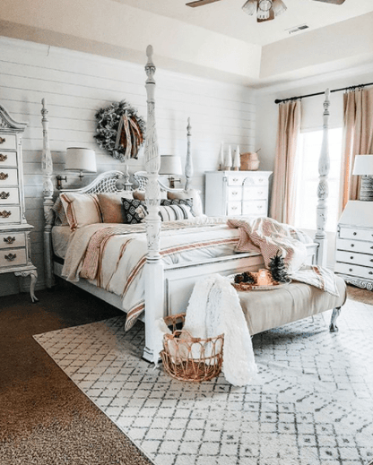 Farmhouse Stripe Reversible Comforter Set - Quahog Bay Bedding