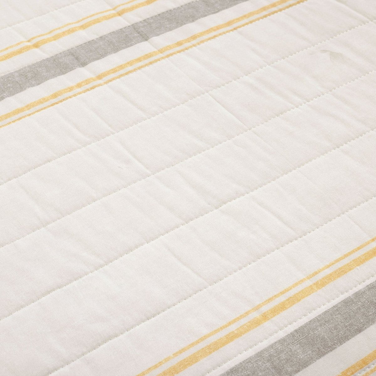 Farmhouse Stripe Reversible Cotton Quilt Set - Quahog Bay Bedding