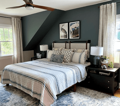 Farmhouse Stripe Reversible Cotton Quilt Set - Quahog Bay Bedding