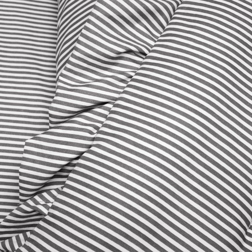 Farmhouse Stripe Reyna Ruffle Reversible Comforter 3 Piece Set - Quahog Bay Bedding