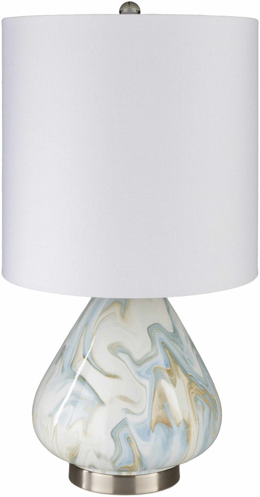 Farnborough Marble Ceramic Table Lamp - Quahog Bay Bedding