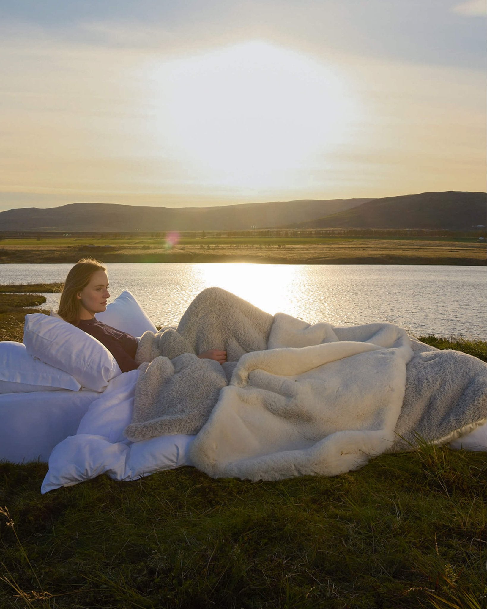 Faux Fur Bed Runner - Quahog Bay Bedding