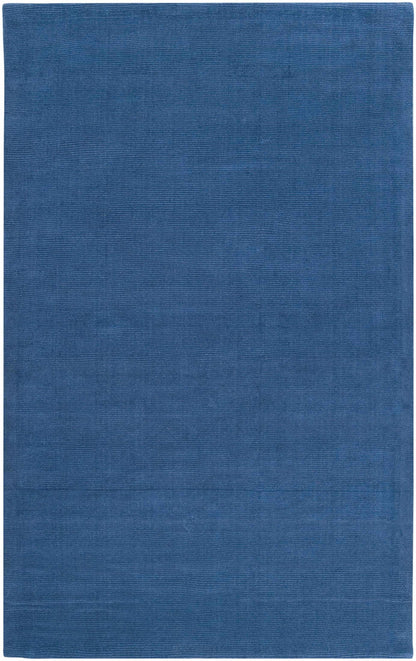 Brockton Solid Blue Wool Rug