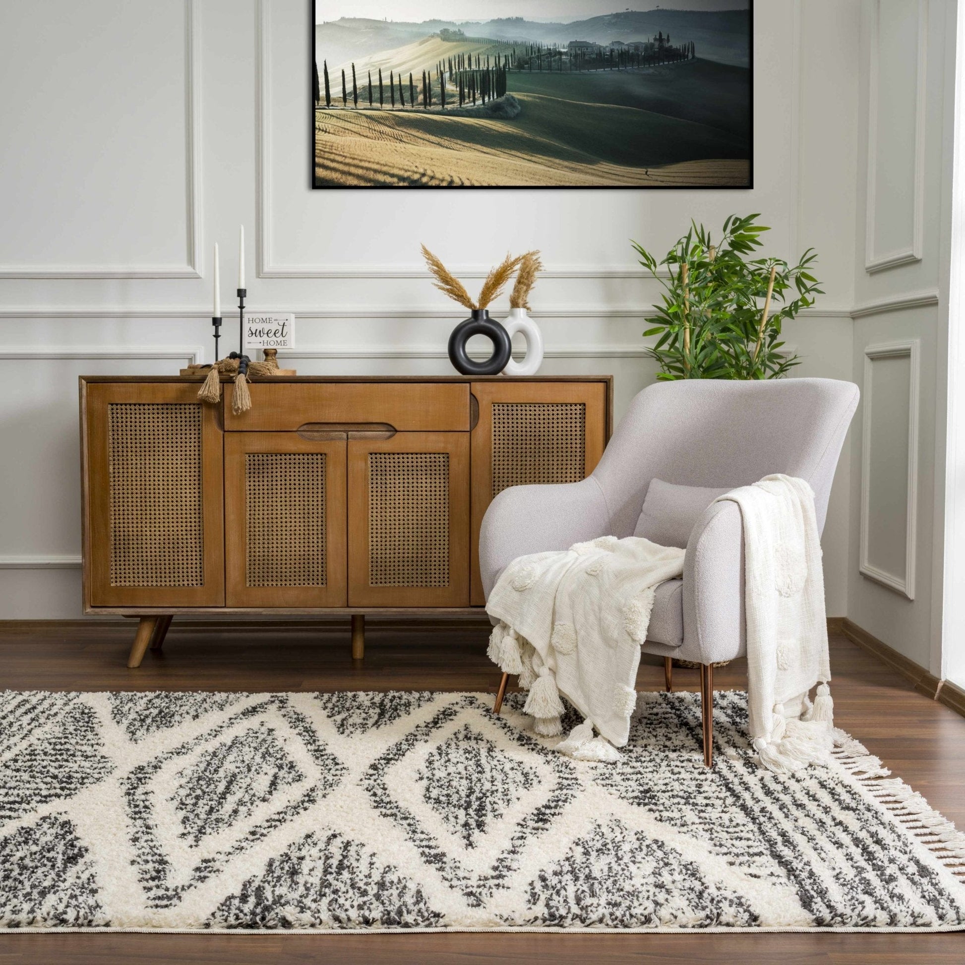 Fishhook Berber Shag Carpet - Quahog Bay Bedding