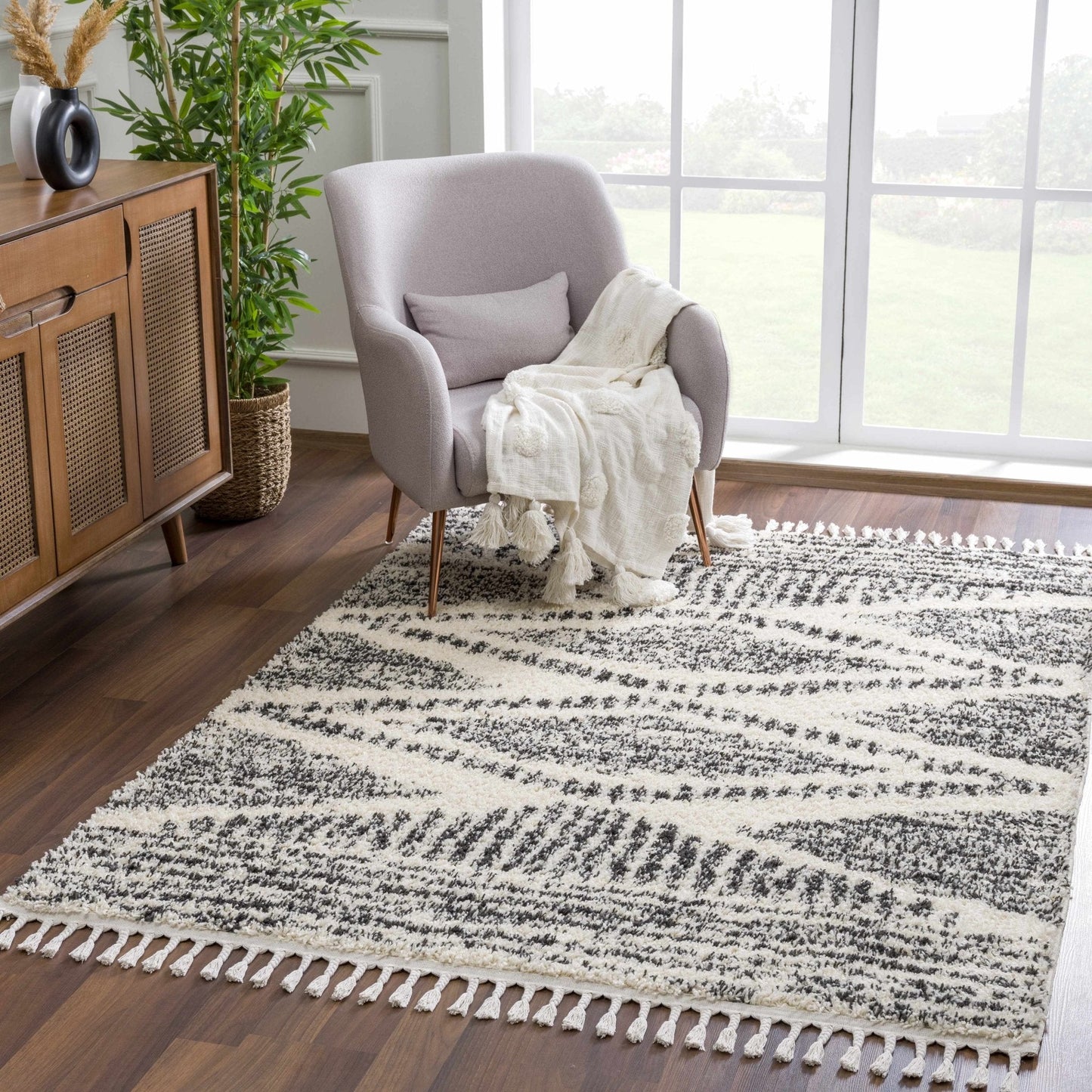 Fishhook Berber Shag Carpet - Quahog Bay Bedding