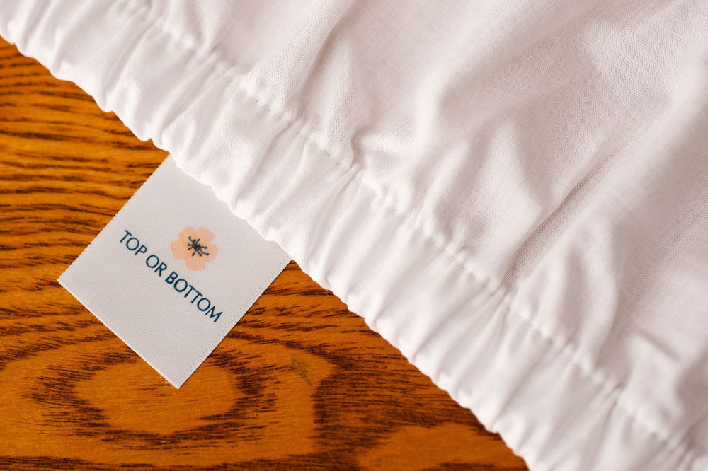 Fitted Bed Sheet - 100% American Made With USA Grown Cotton - Quahog Bay Bedding