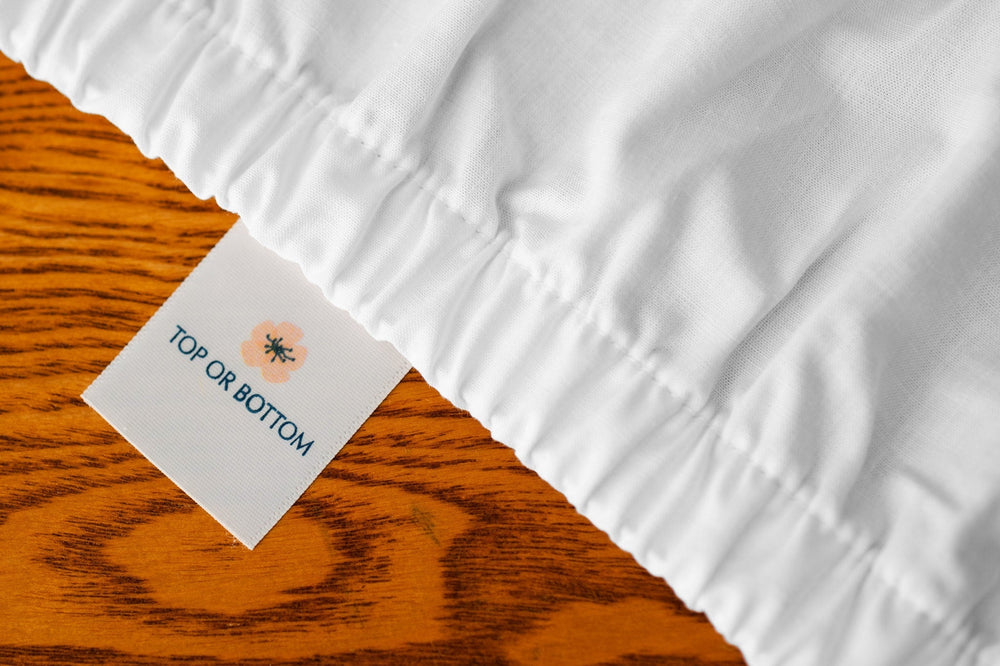 Fitted Bed Sheet - 100% American Made With USA Grown Cotton - Quahog Bay Bedding