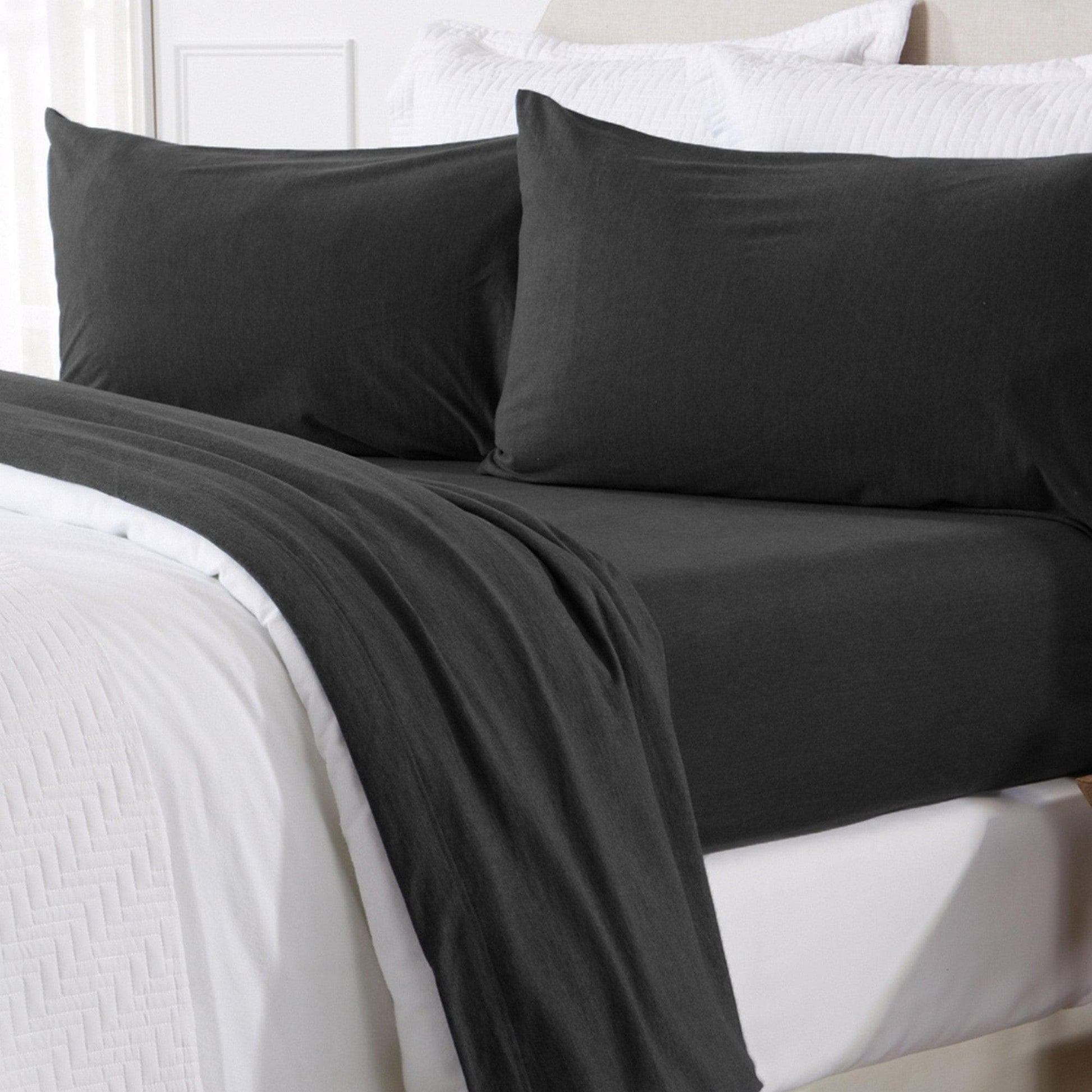 Flannel Jersey Sheets - Soft & Cozy Flannel Sheets - Quahog Bay Bedding