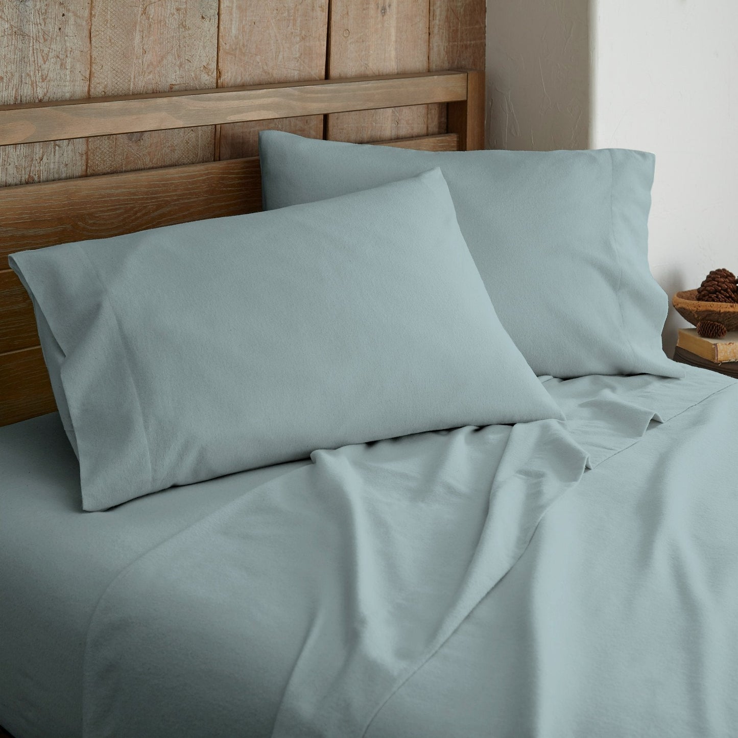 Flannel Pillowcase Set - 100% Organic Cotton - Quahog Bay Bedding