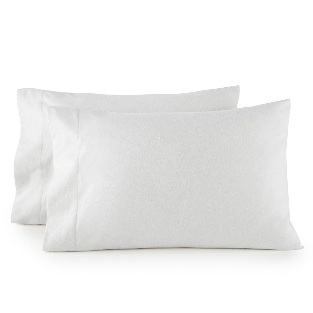 Flannel Pillowcase Set - 100% Organic Cotton - Quahog Bay Bedding