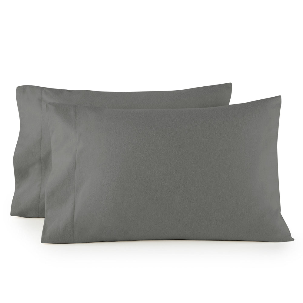 Flannel Pillowcase Set - 100% Organic Cotton - Quahog Bay Bedding
