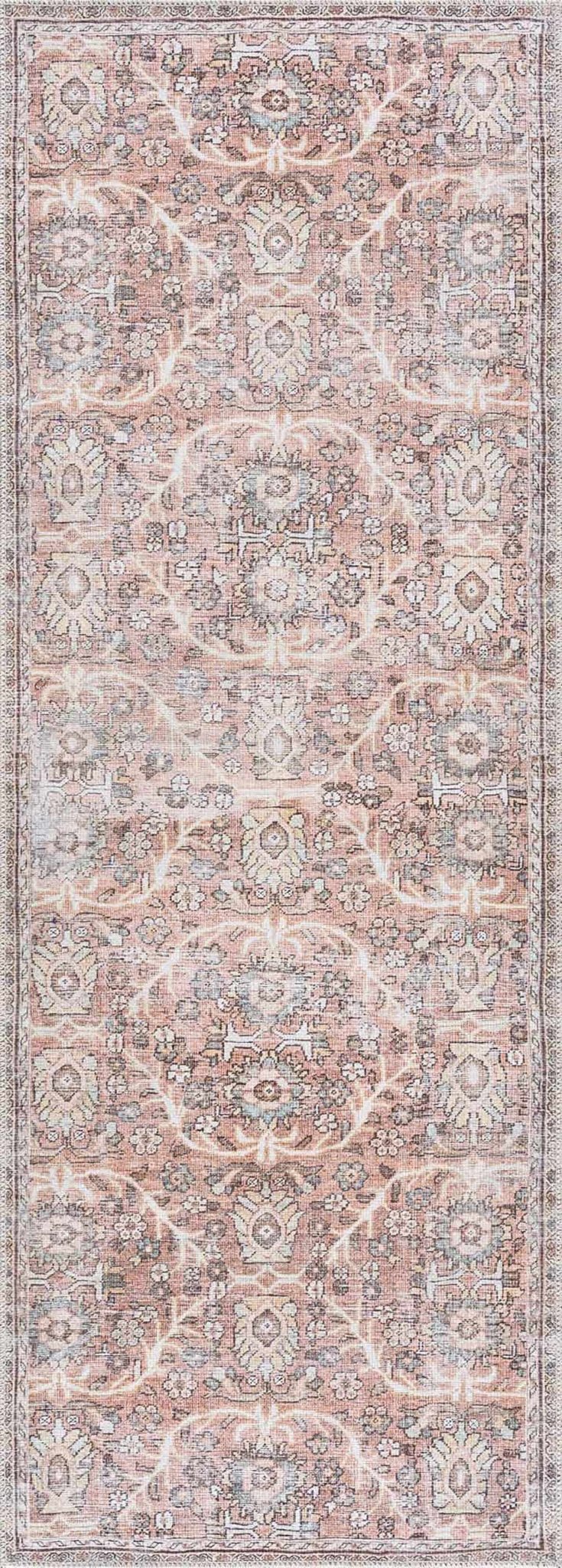 Flat Pile Urpi Red Washable Rug - Clearance - Quahog Bay Bedding