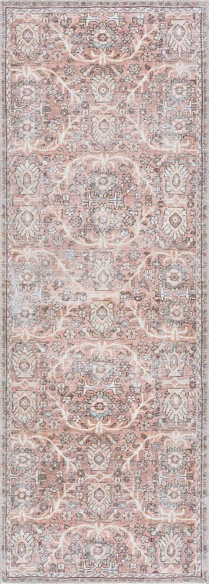 Flat Pile Urpi Red Washable Rug - Clearance - Quahog Bay Bedding
