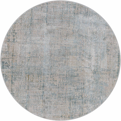 Fallin Gray Abstract Striped Luxe Rug