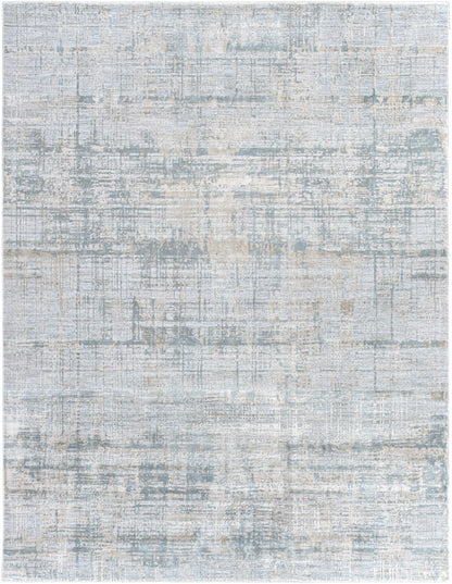 Fallin Gray Abstract Striped Luxe Rug