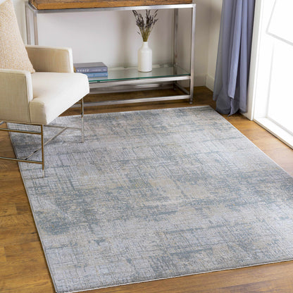 Fallin Gray Abstract Striped Luxe Rug