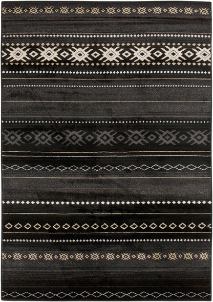 Fogertown Black Western Rug