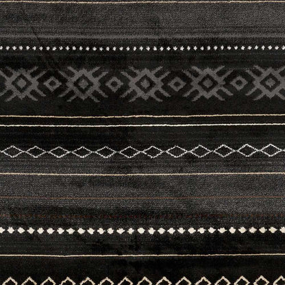 Fogertown Black Western Rug