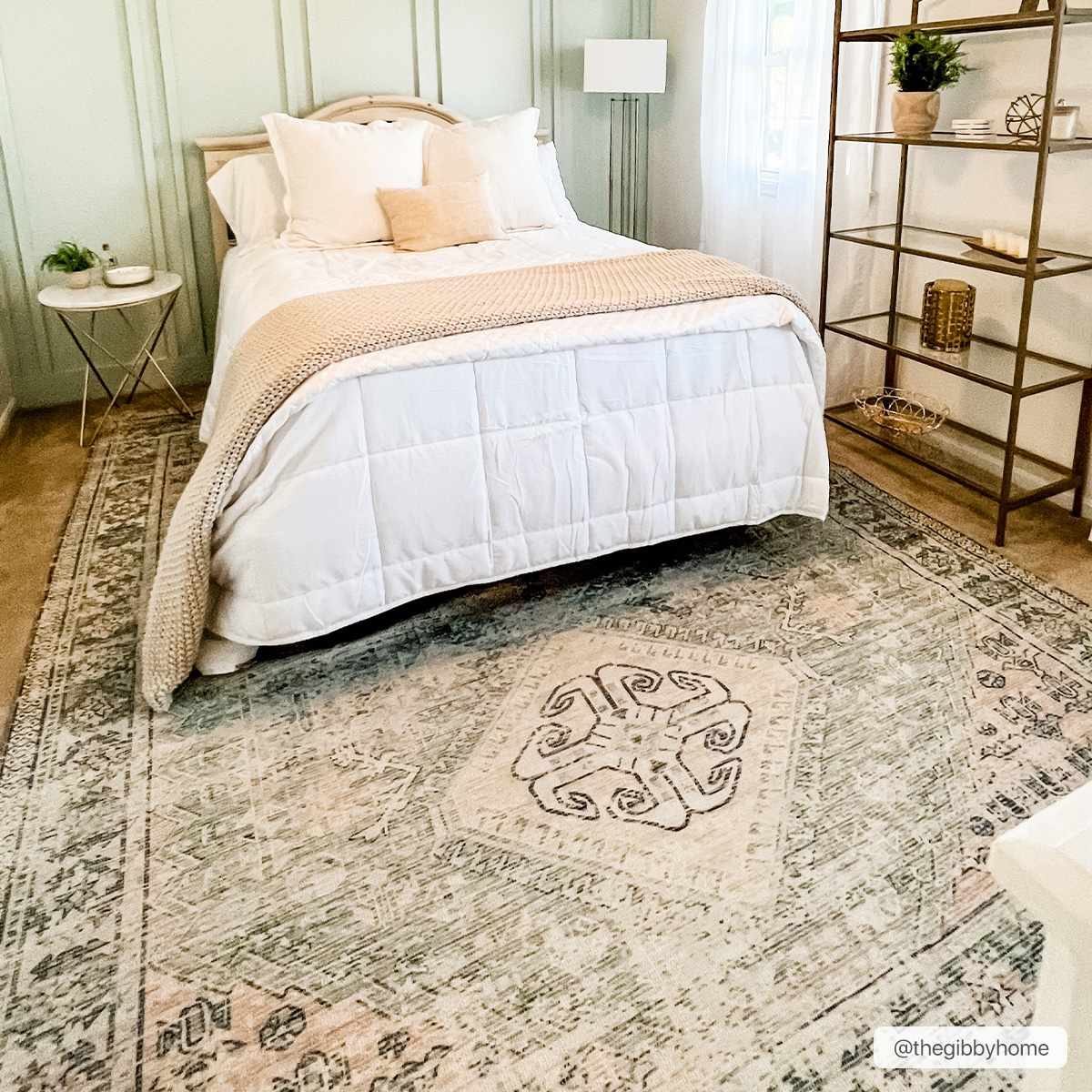 Foraker Sage Green Cotton Rug - Quahog Bay Bedding