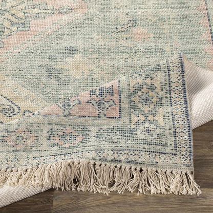 Foraker Sage Green Cotton Rug - Quahog Bay Bedding