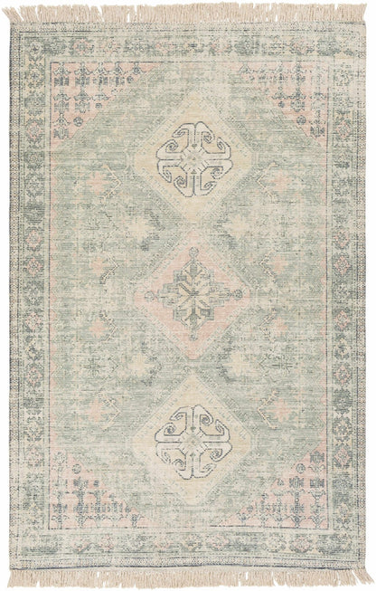 Foraker Sage Green Cotton Rug - Quahog Bay Bedding