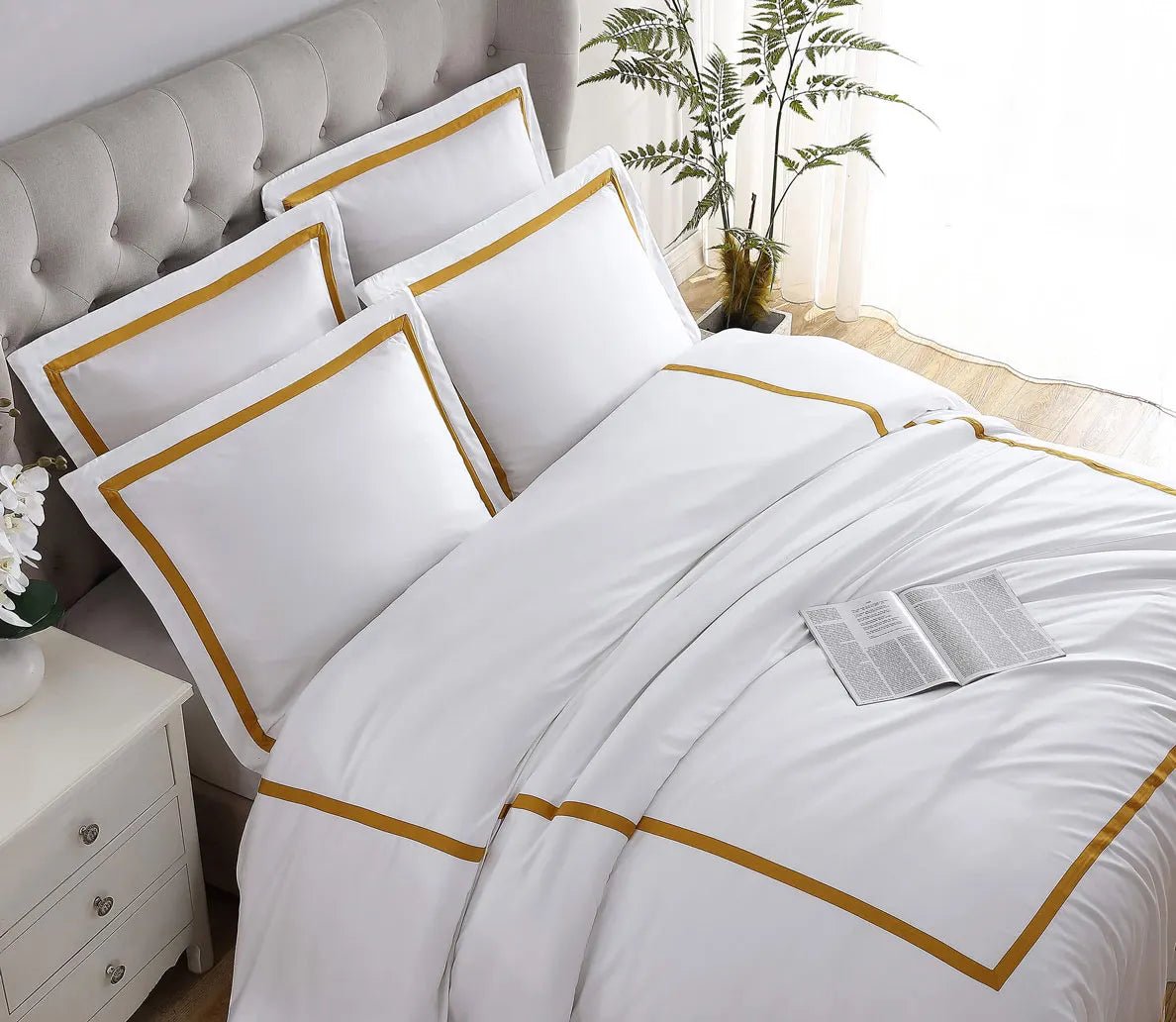 Frame Premium Bamboo Sham Set - Quahog Bay Bedding