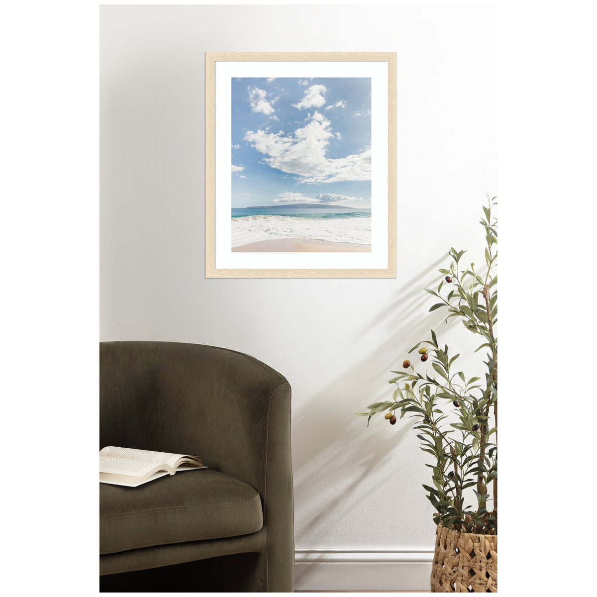 Framed Art Beach by Alicia Abla - Quahog Bay Bedding