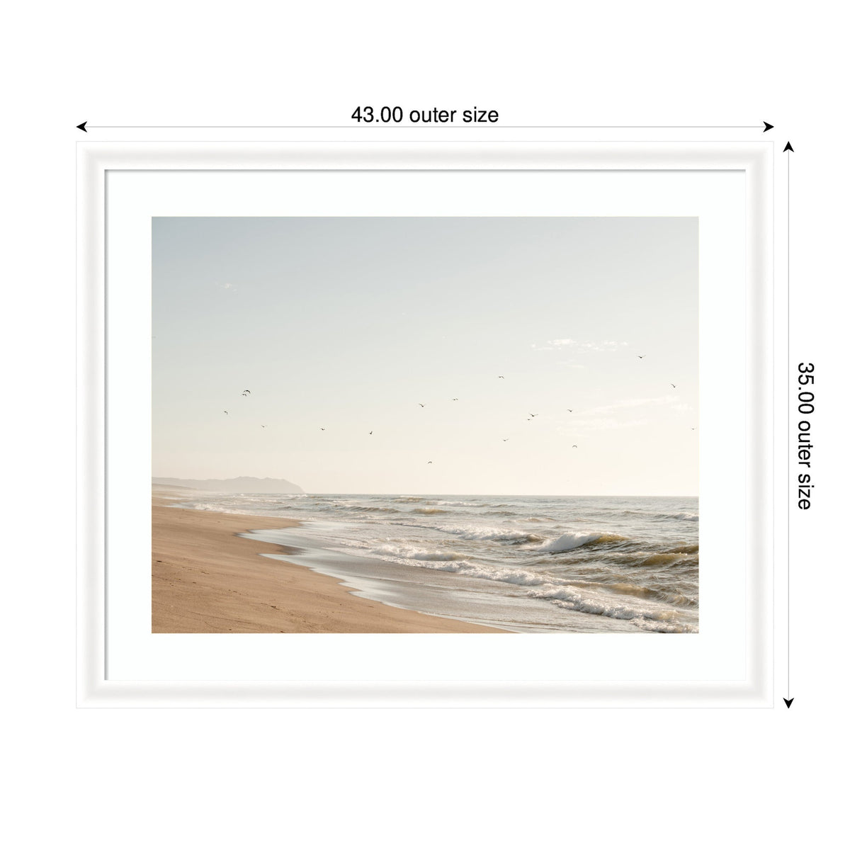 Framed Art Coastal Flight by Crystal Lynn Collins - Quahog Bay Bedding