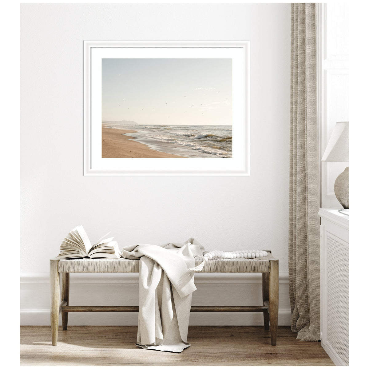 Framed Art Coastal Flight by Crystal Lynn Collins - Quahog Bay Bedding