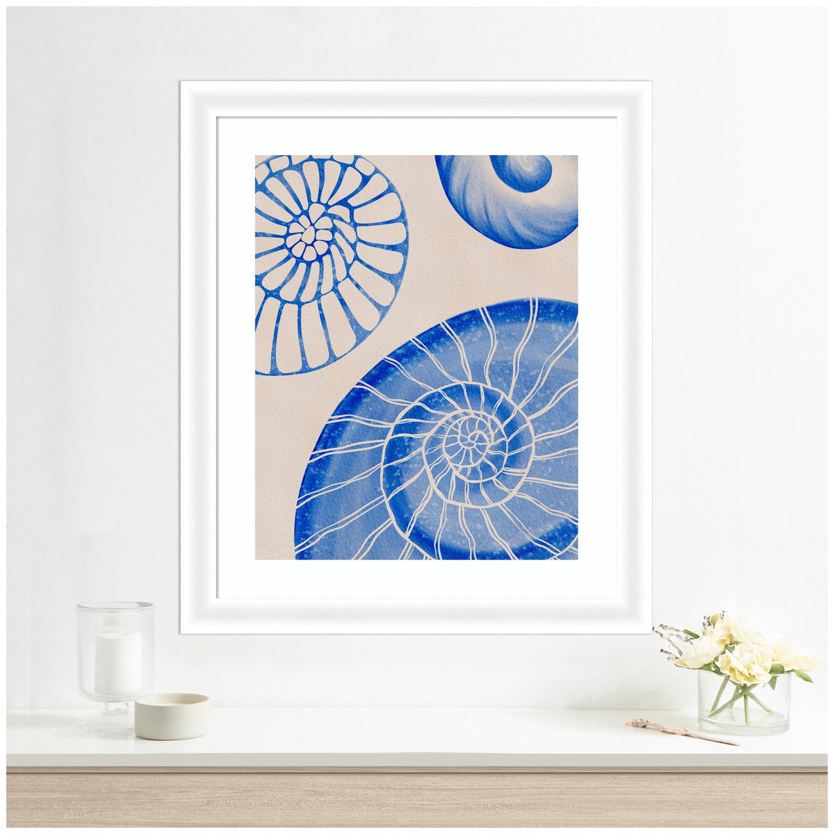 Framed Art Ocean charms l by Nikita Jariwala - Quahog Bay Bedding