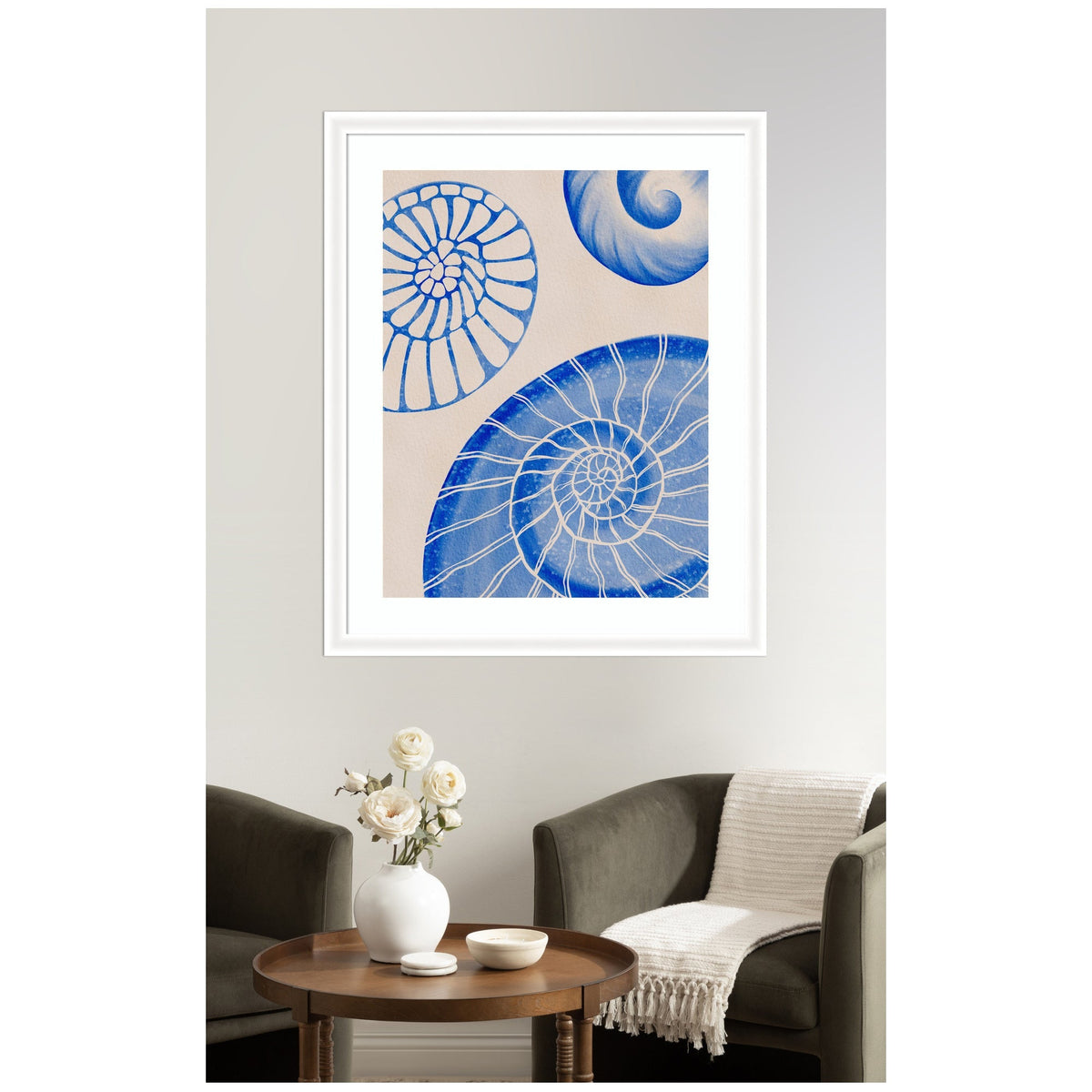Framed Art Ocean charms l by Nikita Jariwala - Quahog Bay Bedding