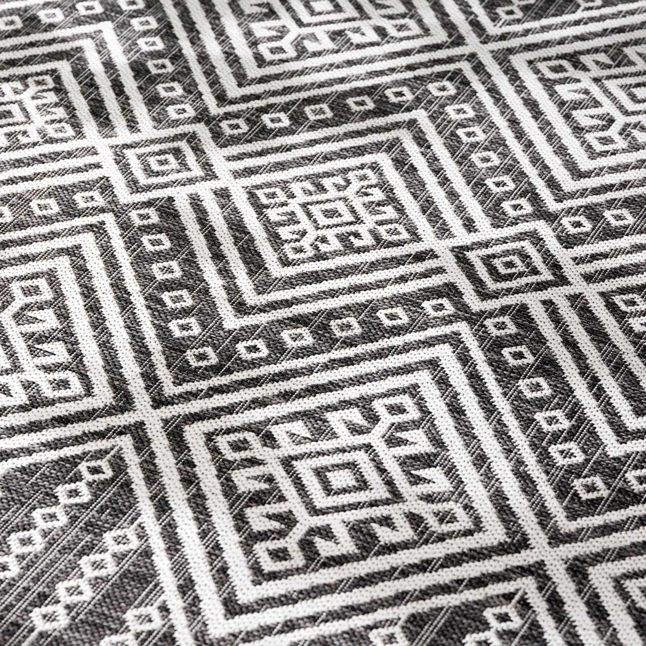 Frankville Black&White All Over Performance Rug - Quahog Bay Bedding