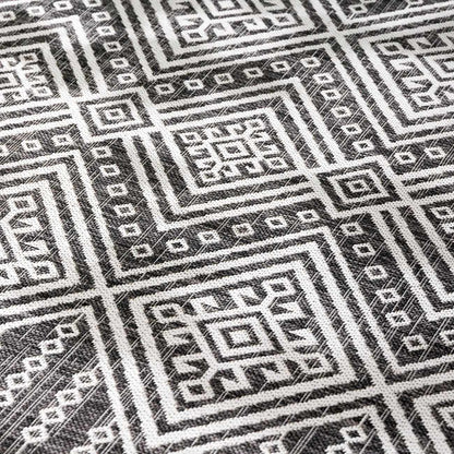Frankville Black&White All Over Performance Rug - Quahog Bay Bedding
