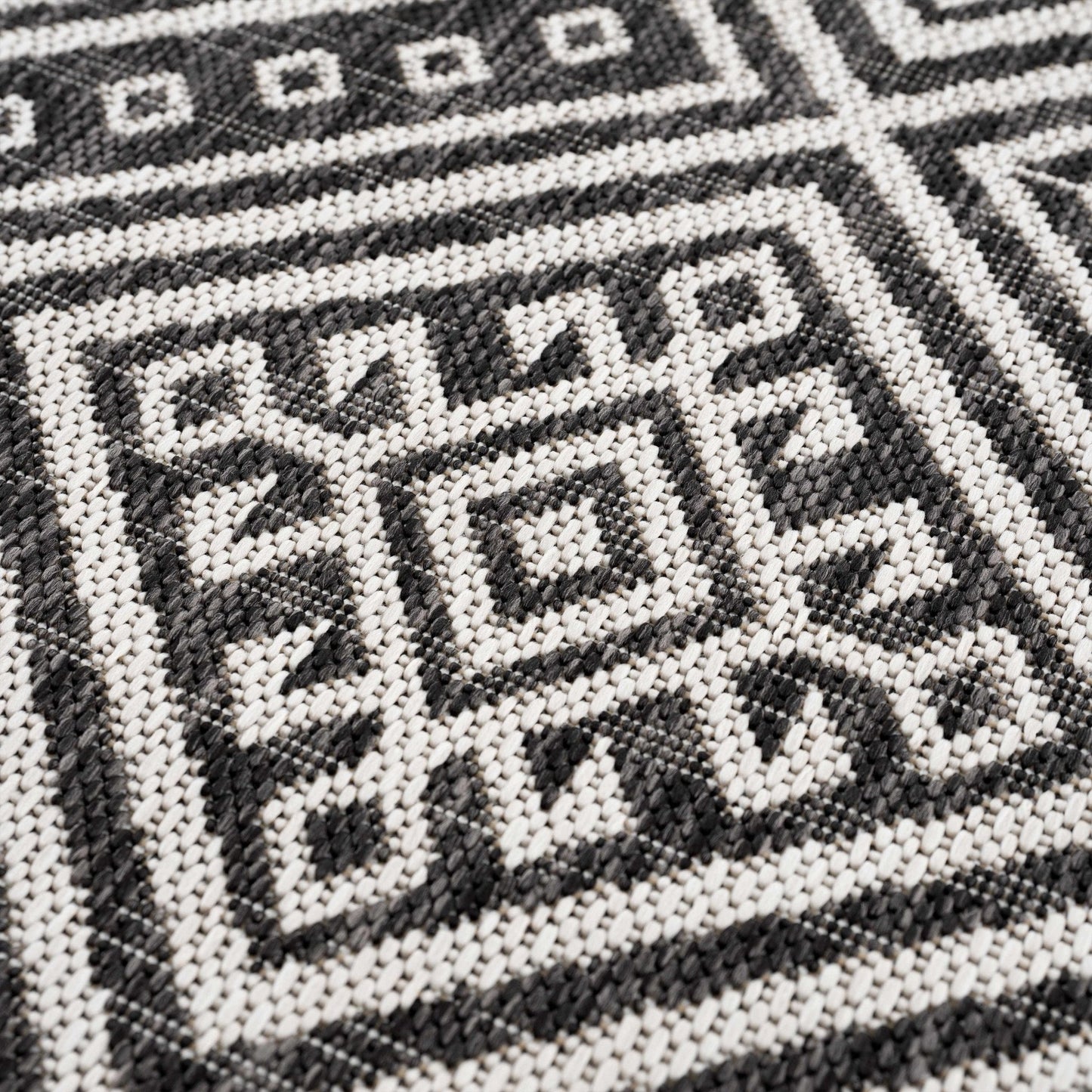 Frankville Black&White All Over Performance Rug - Quahog Bay Bedding