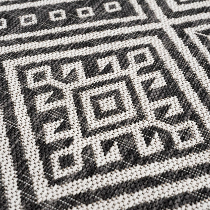 Frankville Black&White All Over Performance Rug - Quahog Bay Bedding