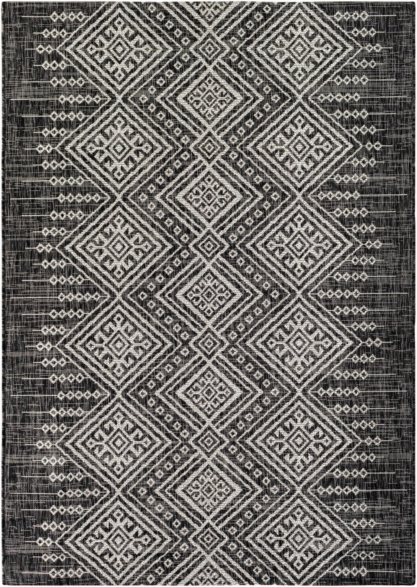 Frankville Black&White All Over Performance Rug - Quahog Bay Bedding