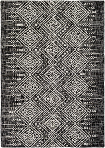 Frankville Black&White All Over Performance Rug - Quahog Bay Bedding