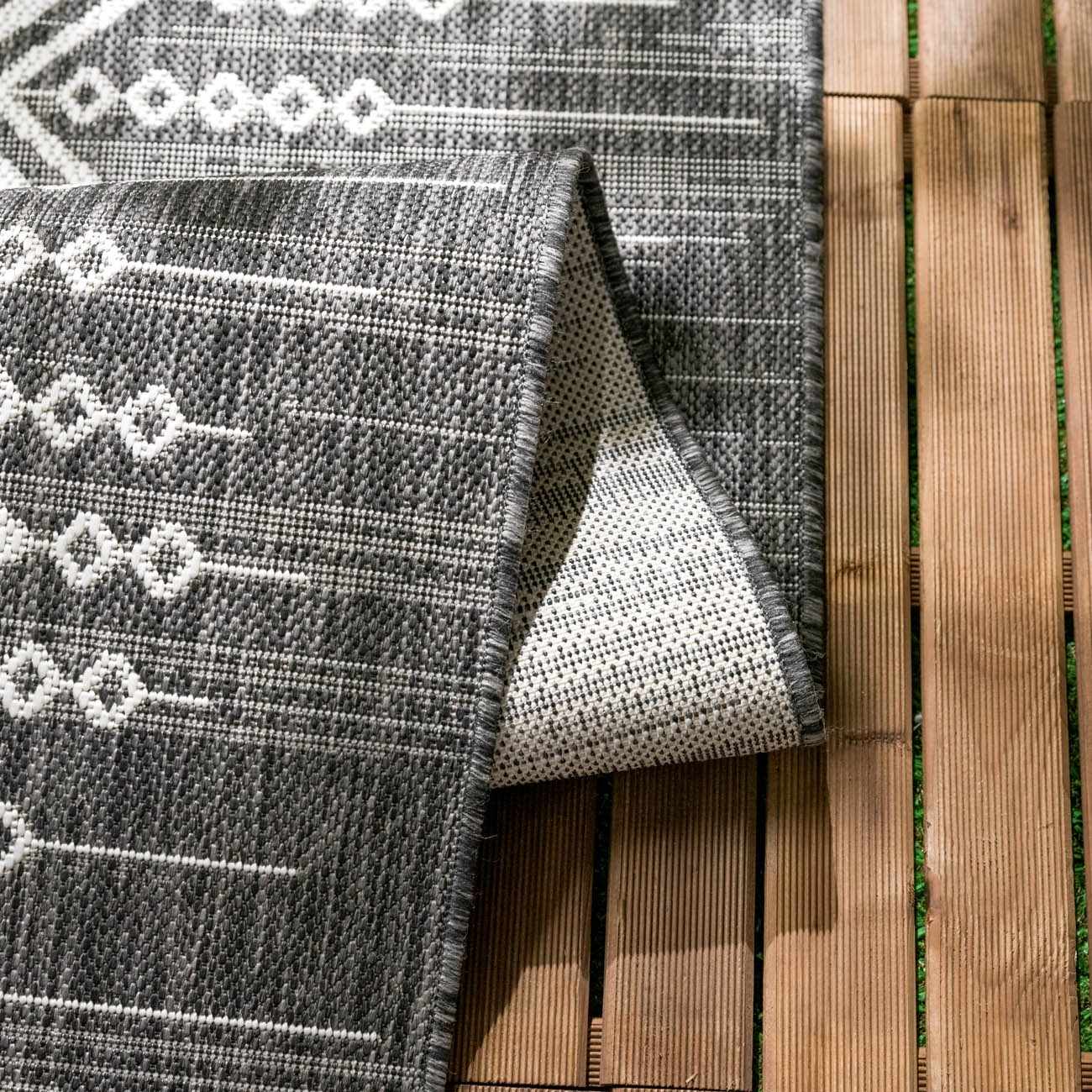 Frankville Black&White All Over Performance Rug - Quahog Bay Bedding