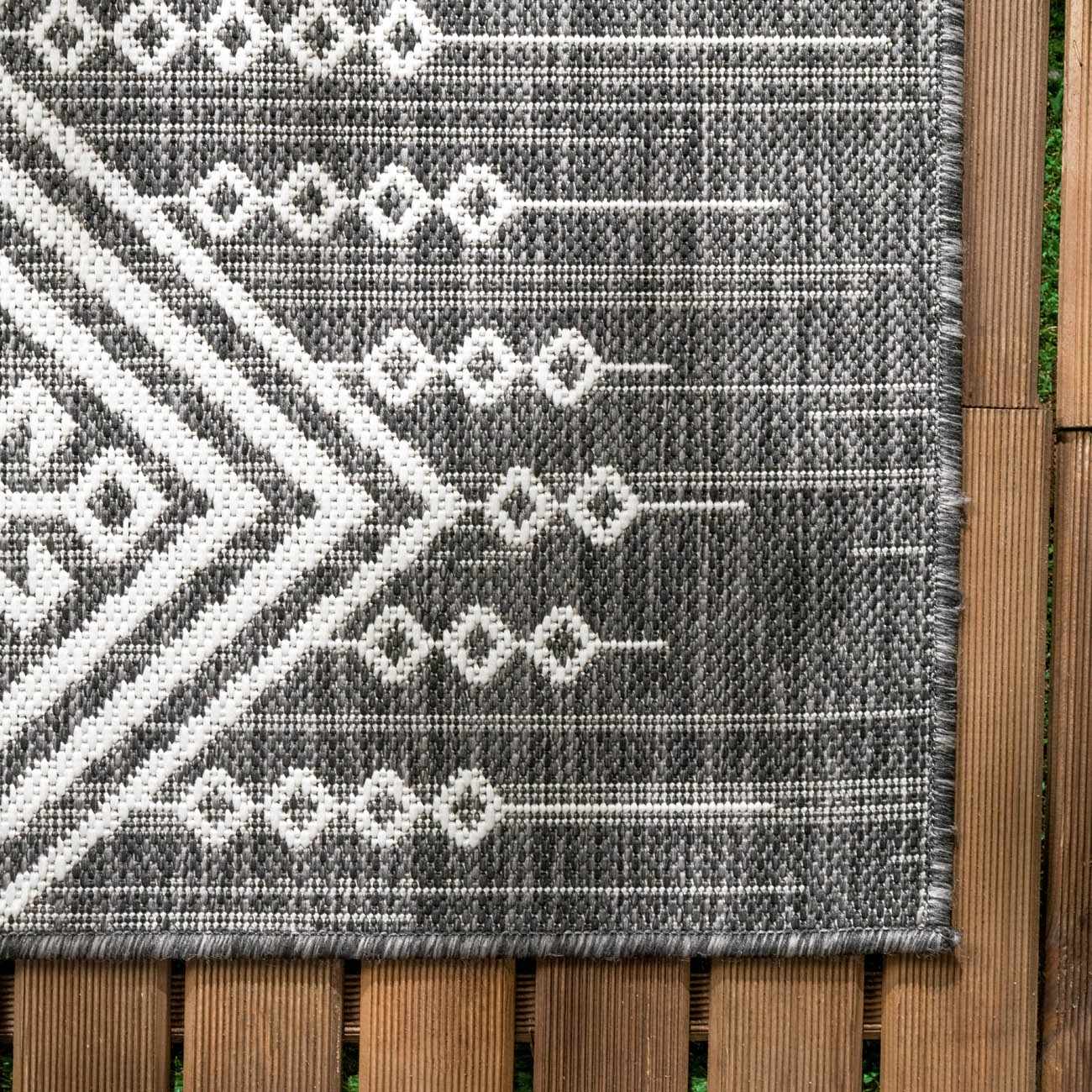 Frankville Black&White All Over Performance Rug - Quahog Bay Bedding