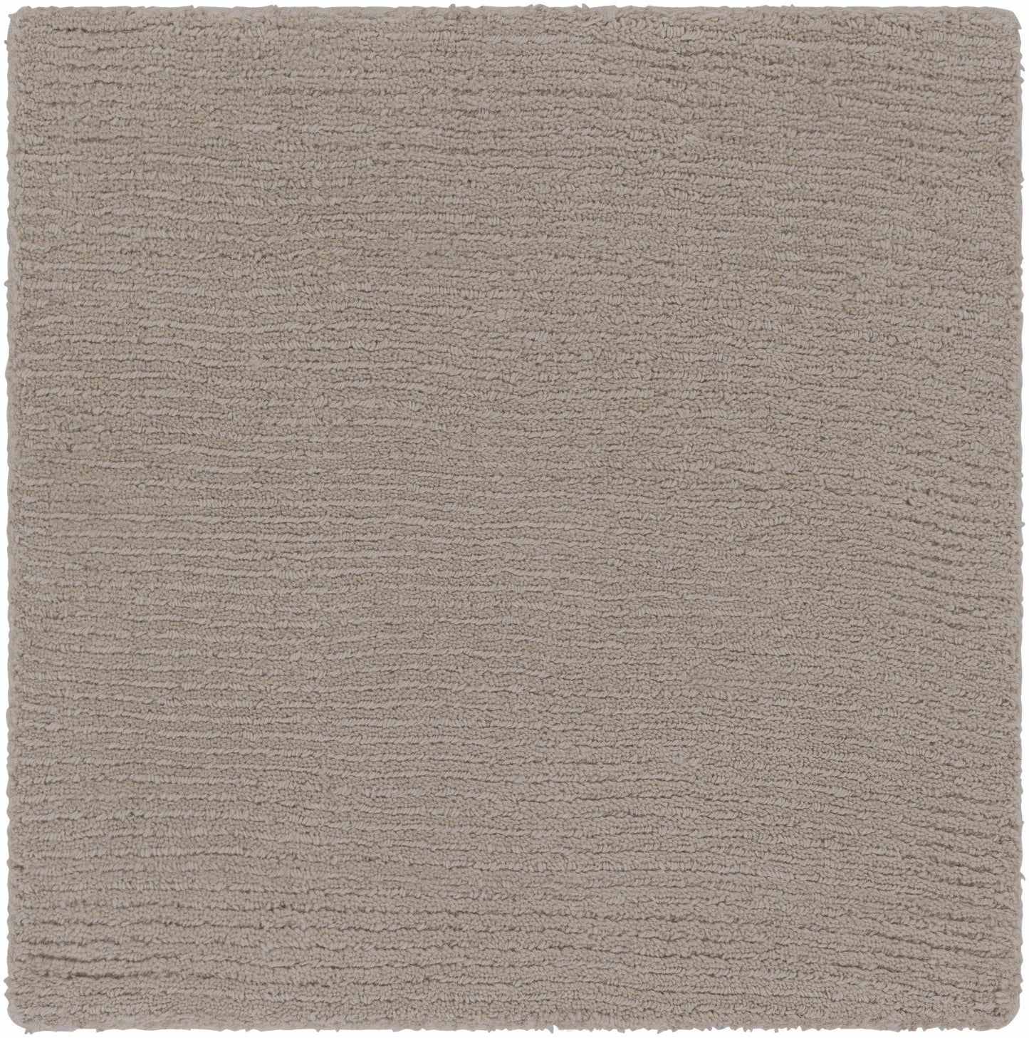 Brockton Solid Gray Wool Rug