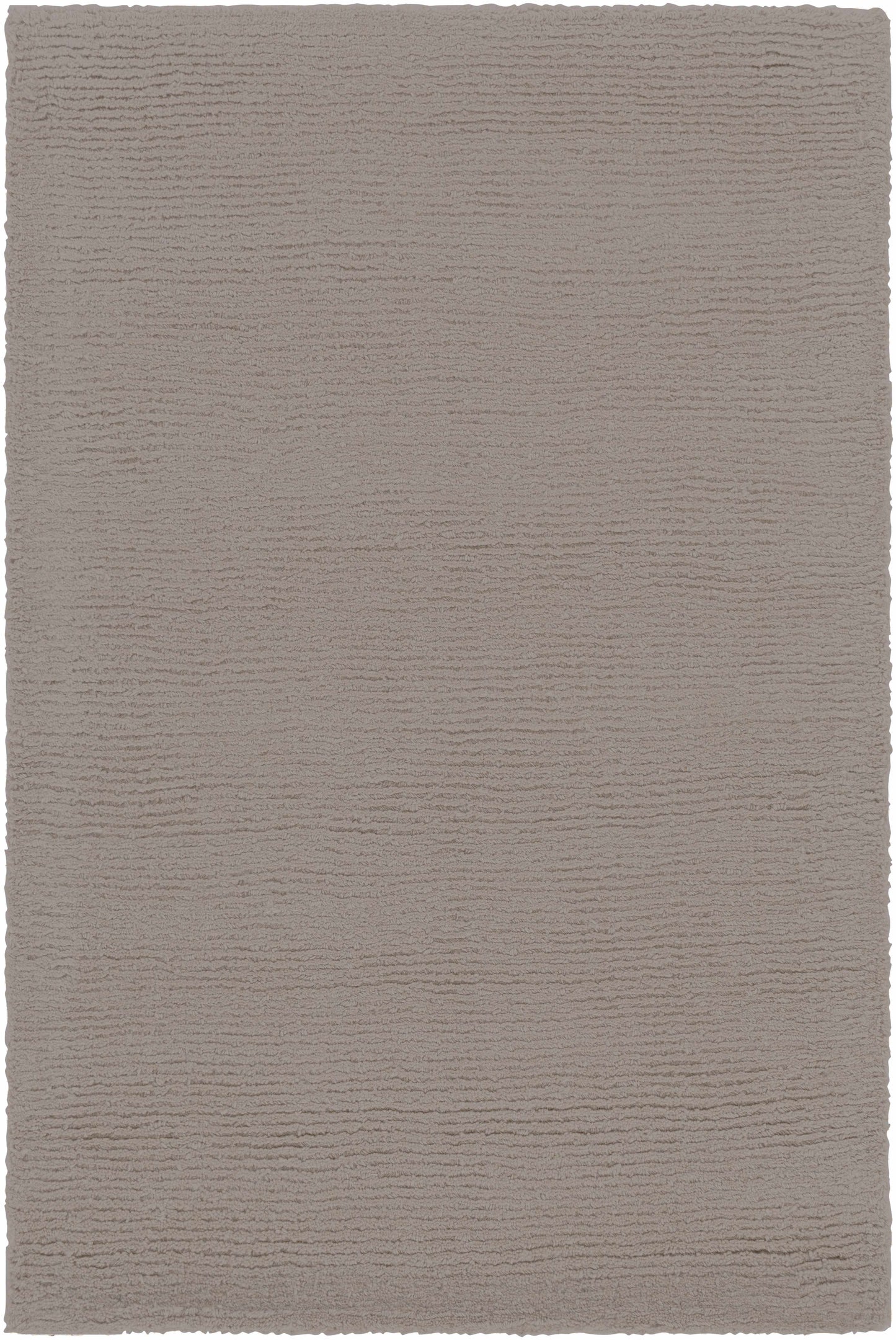 Brockton Solid Gray Wool Rug
