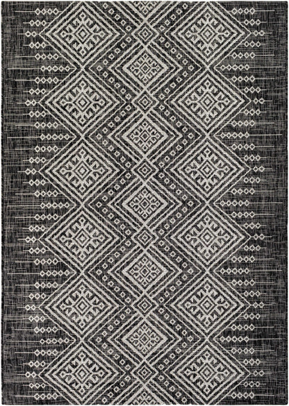 Frankville Black & White All Over Performance Rug