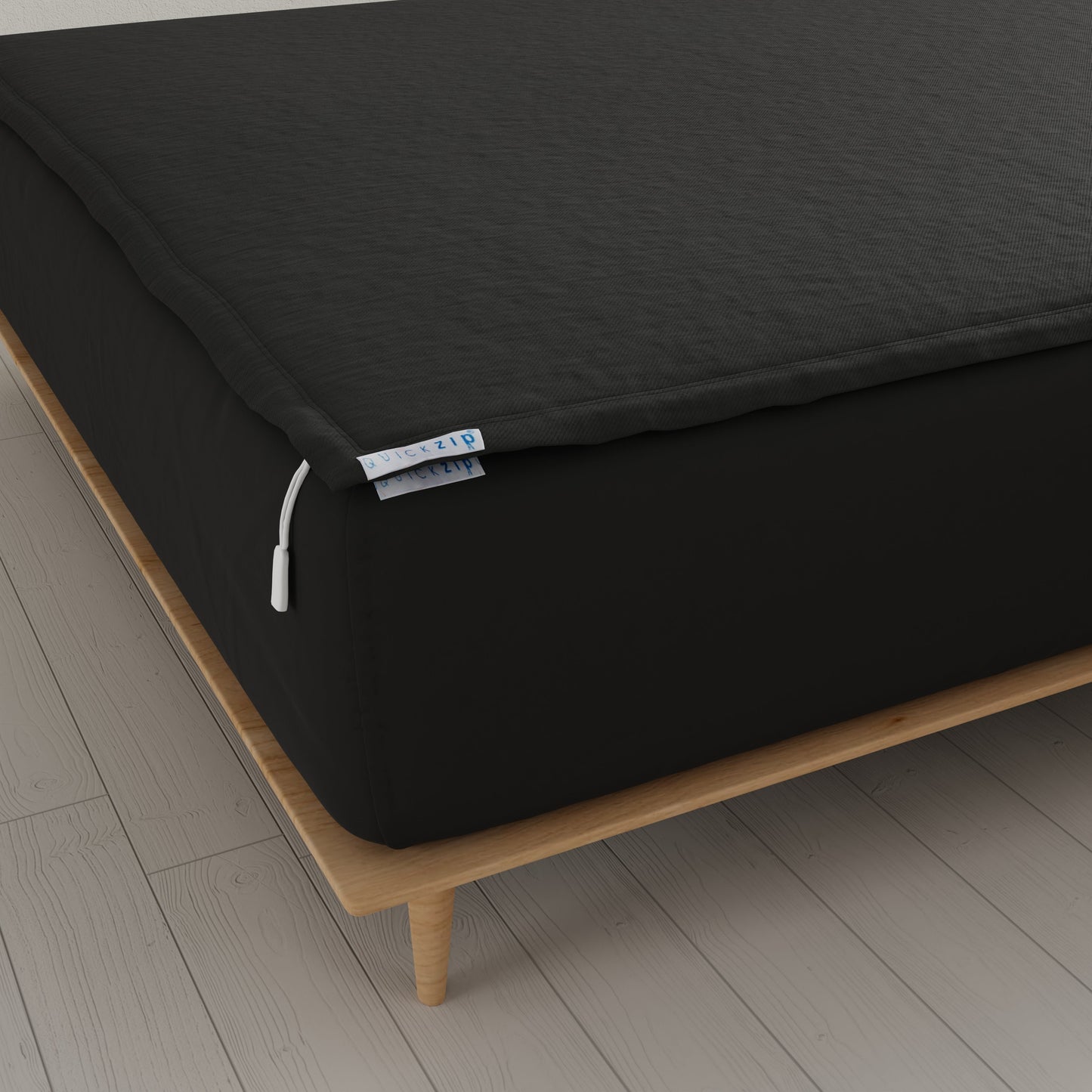 QuickZip Fitted Sheet (Base + Zip Sheet) - Percale