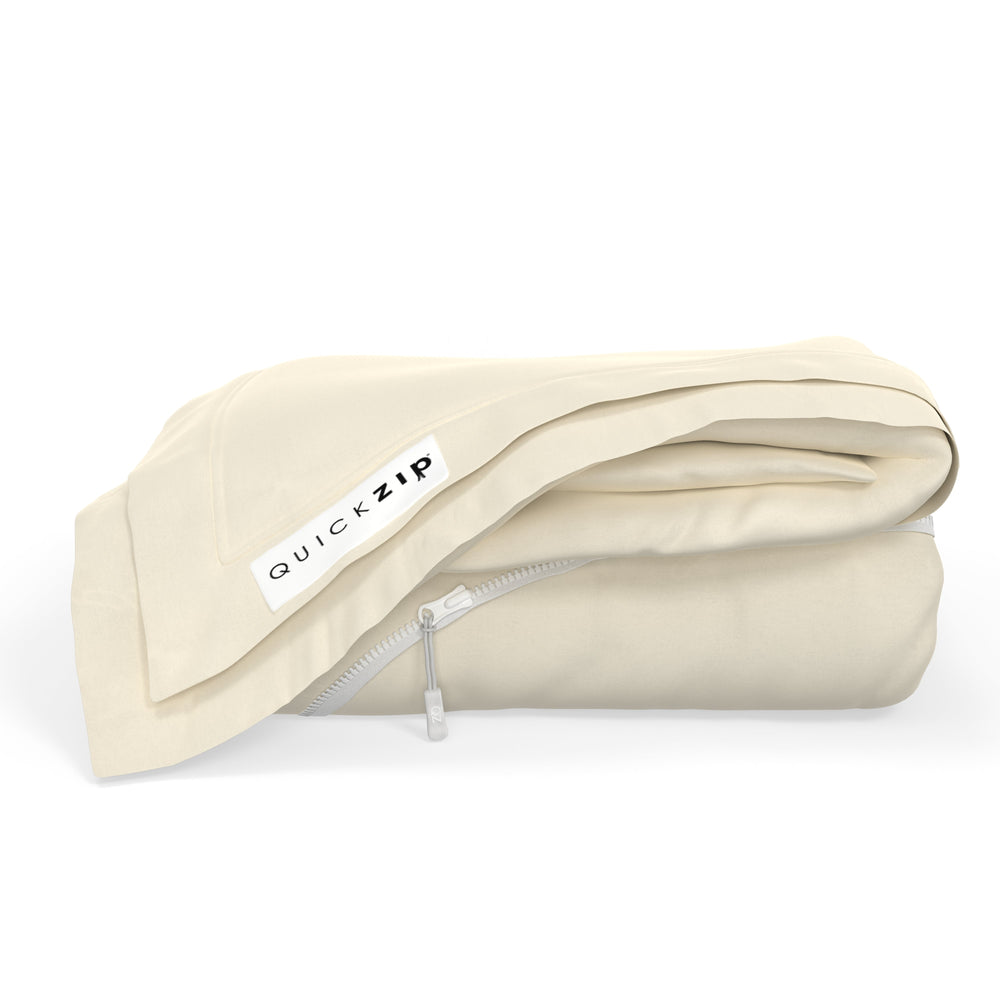 QuickZip Fitted Sheets - Percale