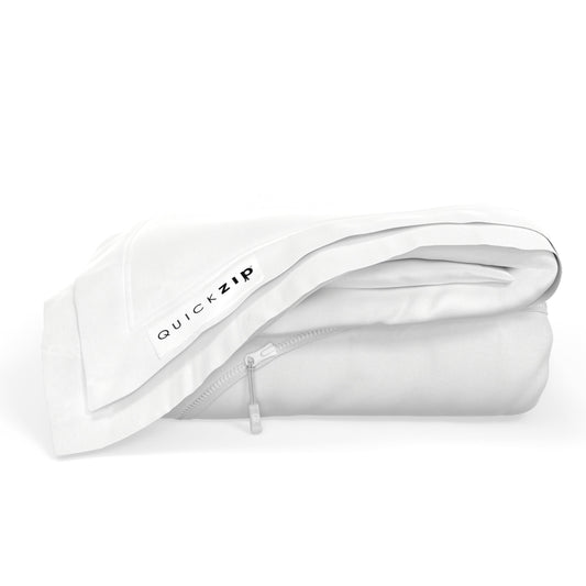 QuickZip Fitted Sheets - Percale
