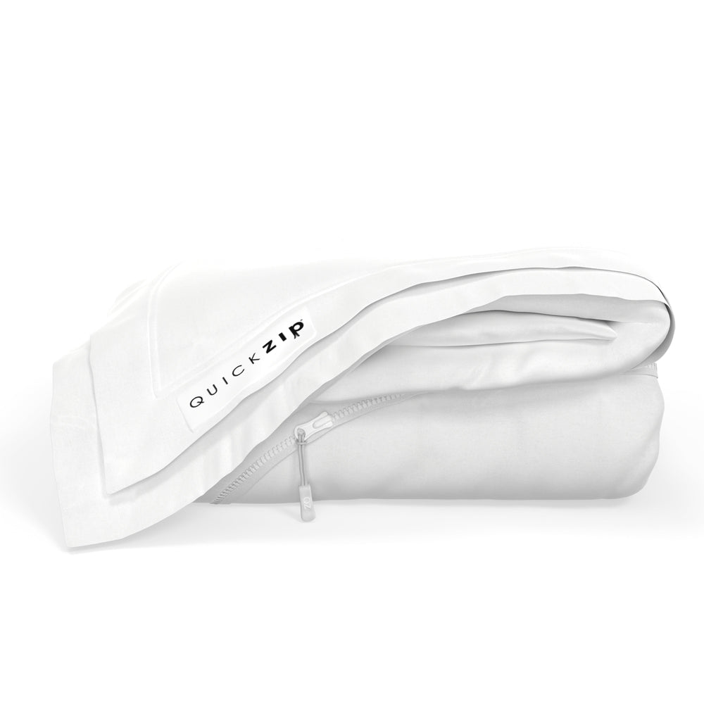QuickZip Fitted Sheets - Sateen