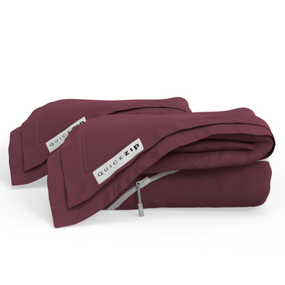 QuickZip Fitted Sheets - Percale